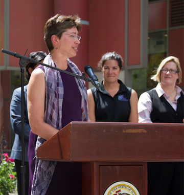 Sheila Simon declares June 20 'Title IX Day' in Illinois.