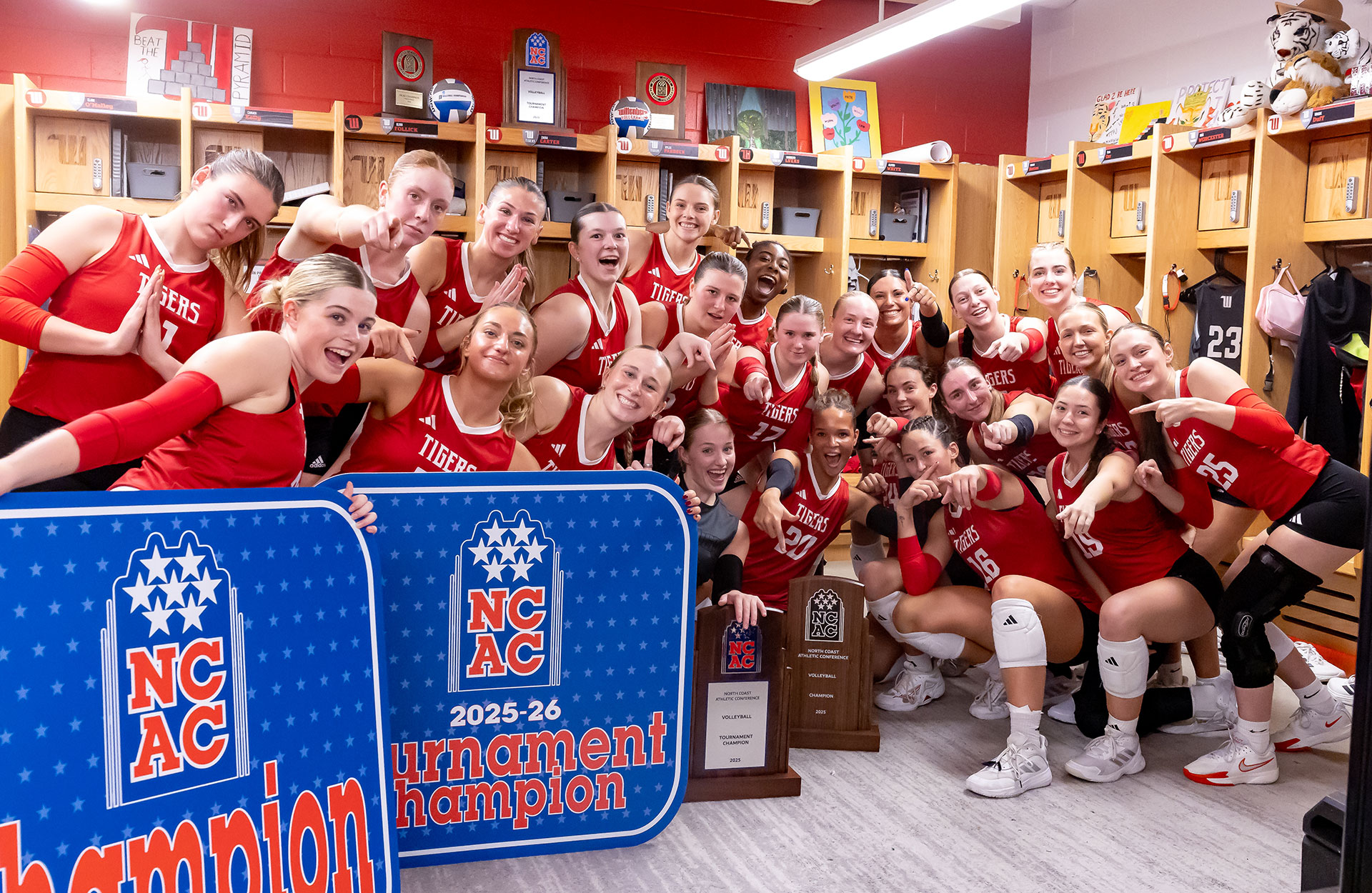 Wittenberg Women's Volleyball NCAC Tournament Champions